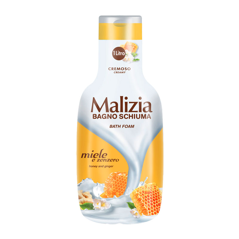 ش2-16-1.jpg شامپو بدن مالزیا 1000 میل Malizia رایحه عسل و زنجبیل - Image 1