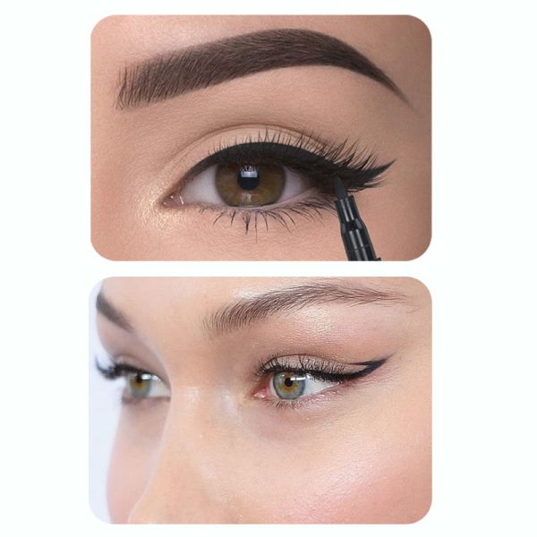 مداد چشم یورن مدل carbon black and long wear  رنگ مشکی شماره 400 - Image 3