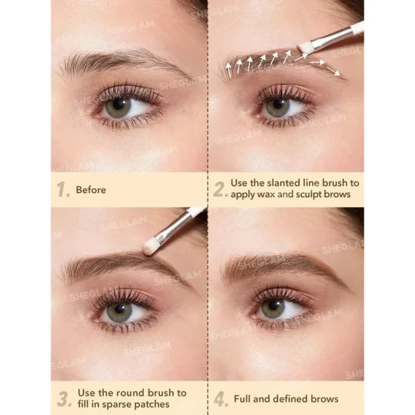 پالت سایه ابرو شیگلم Sheglam مدل Full-Filled Eyebrow Palette - Image 5