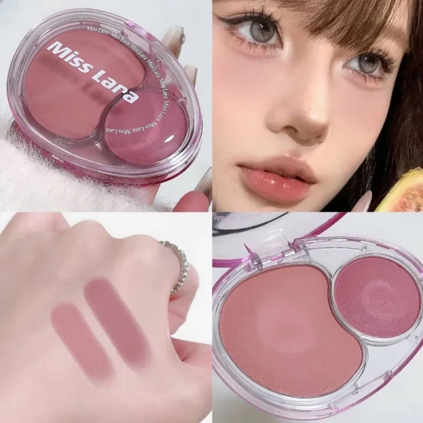 رژگونه کرمی دو رنگ Miss Lara مدل Feel Your Moment - Image 5