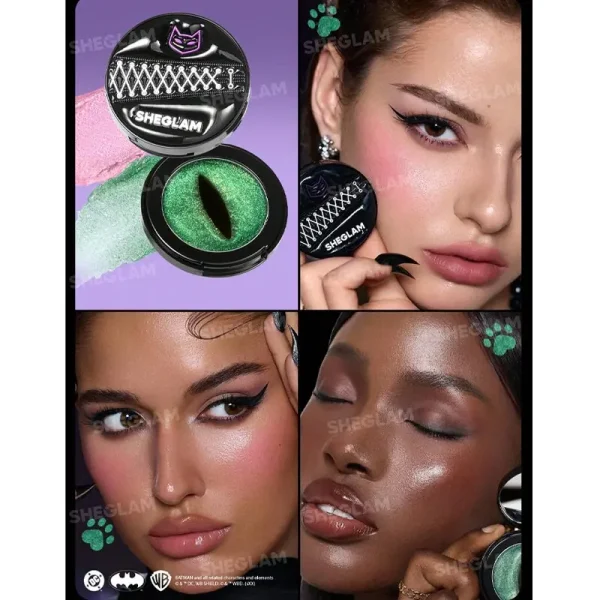 رژگونه دو رنگ شیگلم Sheglam کالکشن CatWoman مدل Black Cat Color - Image 3