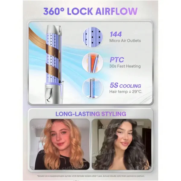 استایلر مو چندکاره شیگلم Sheglam مدل Cool Lock Airflow Styler - Image 3