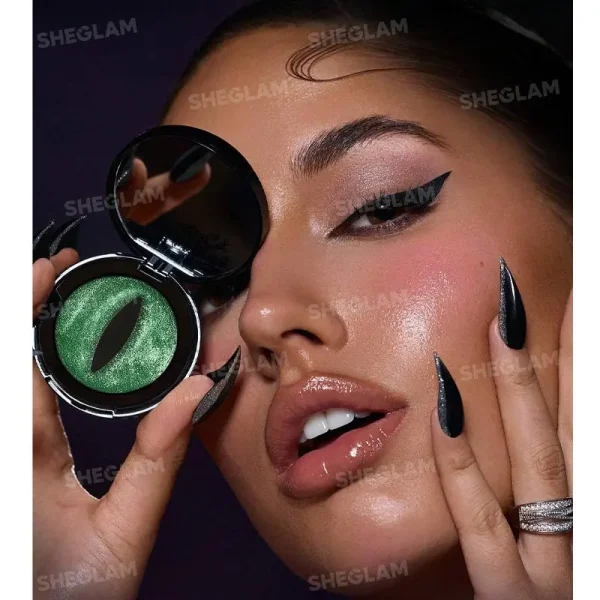 رژگونه دو رنگ شیگلم Sheglam کالکشن CatWoman مدل Black Cat Color - Image 4