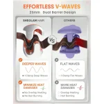 دستگاه موج‌ دهنده مو ساحلی Beach Babe Hair Waver شیگلم Sheglam - Image 5