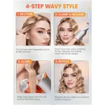 دستگاه موج‌ دهنده مو ساحلی Beach Babe Hair Waver شیگلم Sheglam - Image 4