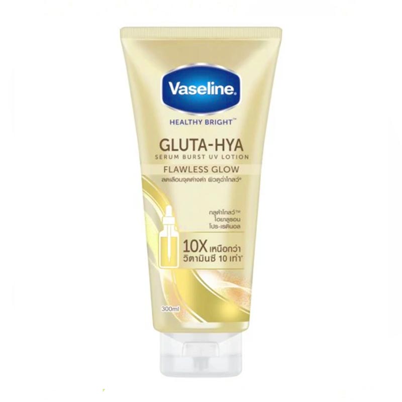 ش5-1-4.jpg لوسیون روشن کننده بدن وازلین Vaseline مدل Gluta-hya حجم 300ml - Image 1