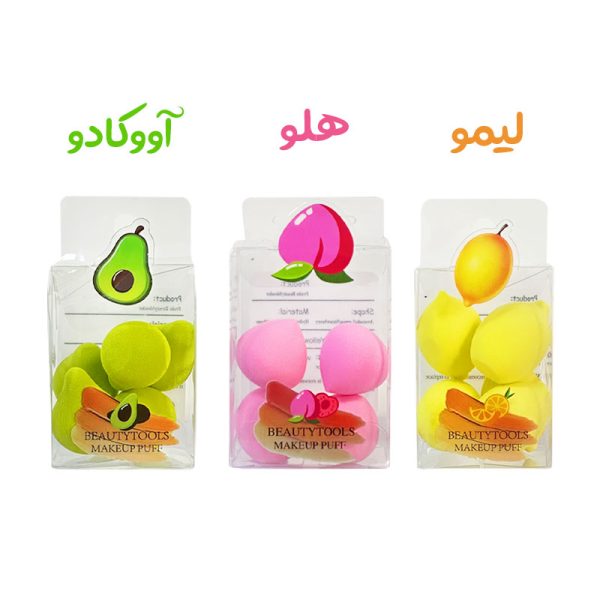 پک 5 عددی پد آرایشی طرح میوه ای - Image 2