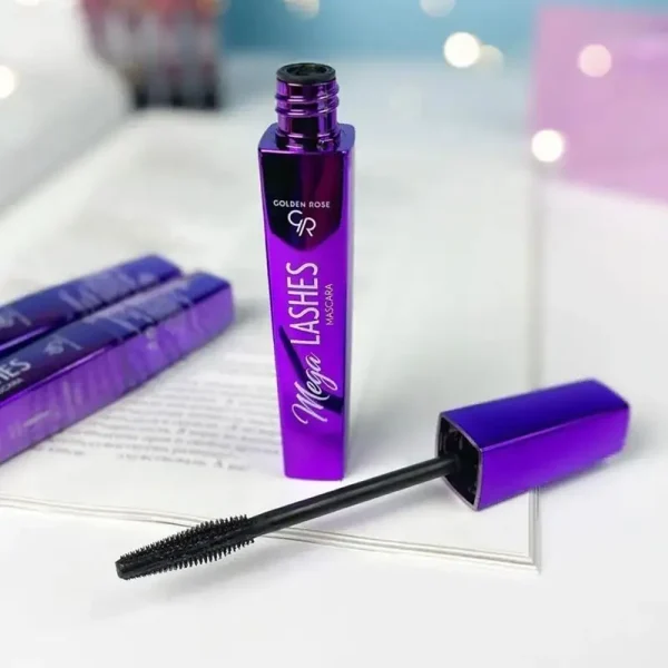 ریمل بلند کننده مگالش Mega Lashes گلدن رز Golden Rose رنگ مشکی - Image 2