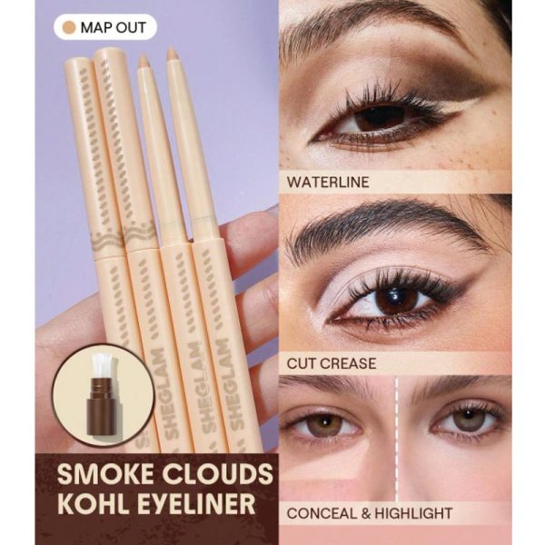 خط چشم شیگلم مدل Smoke Clouds Kohl - Image 8