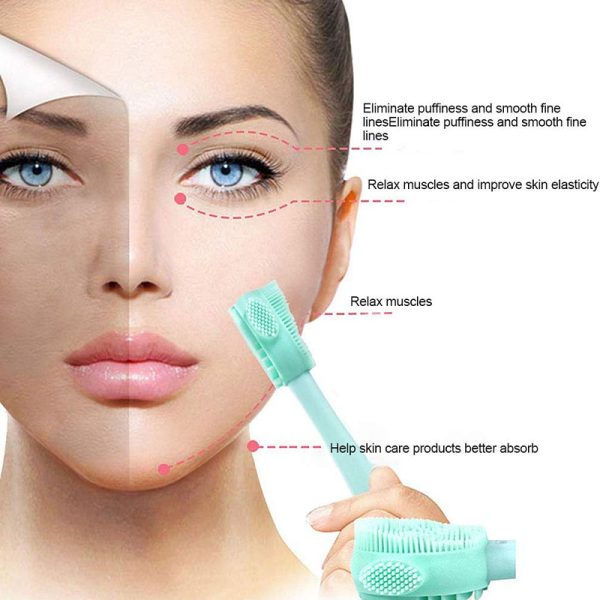 براش دو سر ماسک Beauty silicone facial - Image 3