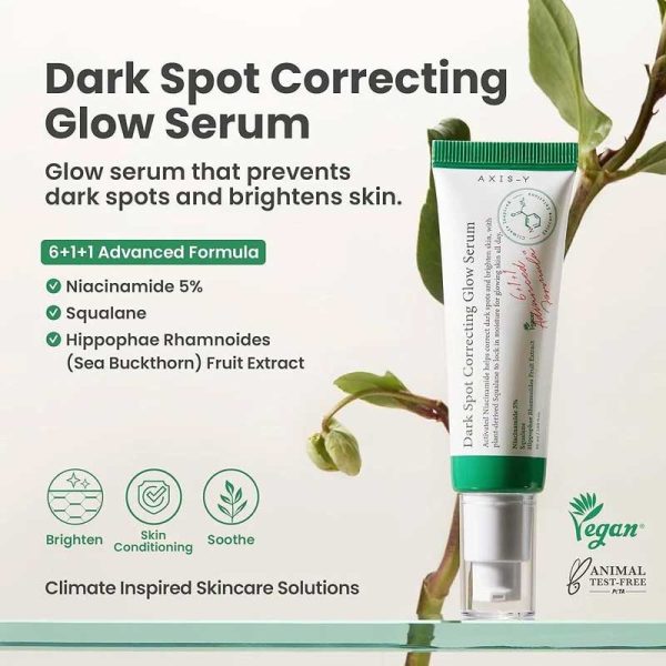 سرم ضد لک و روشن کننده اکسیس وای Axis Y مدل Dark Spot Correcting Glow Serum حجم 50ml