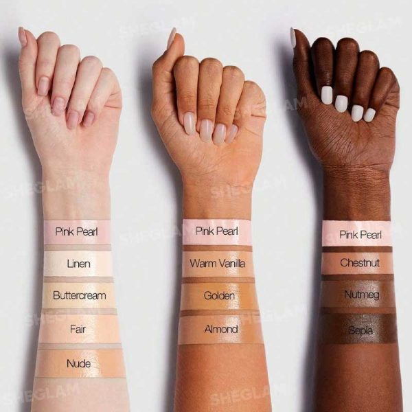 کانسیلر حرفه ای با اپلیکاتور فلزی شیگلم Sheglam مدل Bright Eyes Cooling Concealer