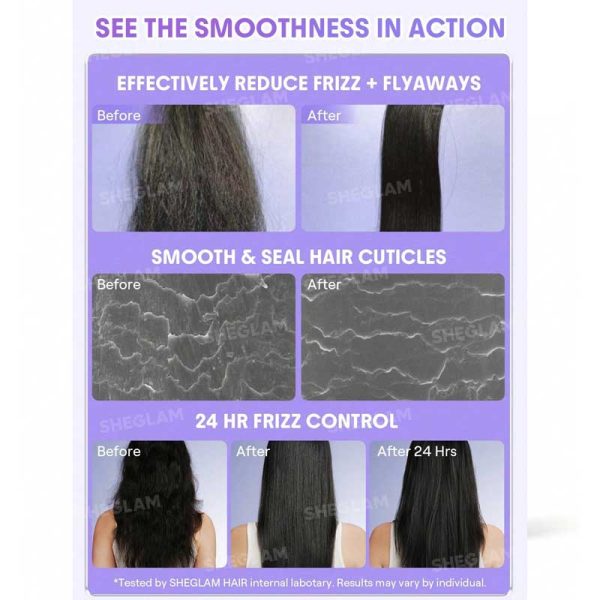 ماسک مو ژلی نرم کننده و ضد وز شیگلم Sheglam مدل On The Glow 1-Minute Revive Airy Hair Sorbet حجم 70g