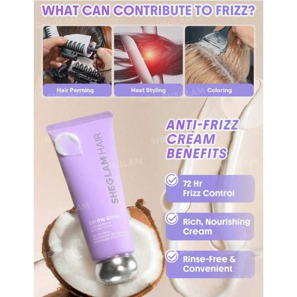 ماسک مو نرم کننده و احیا کننده شیگلم Sheglam مدل On The Glow 1-Minute Revive Rich Hair Cream حجم 70g