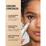 کانسیلر حرفه ای با اپلیکاتور فلزی شیگلم Sheglam مدل Bright Eyes Cooling Concealer