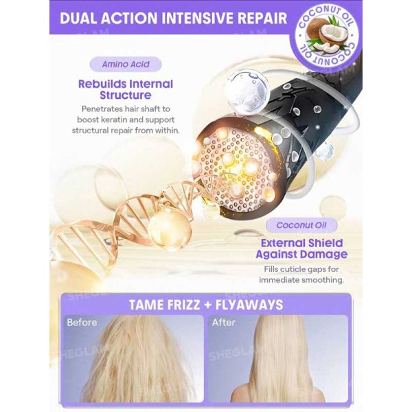 ماسک مو نرم کننده و احیا کننده شیگلم Sheglam مدل On The Glow 1-Minute Revive Rich Hair Cream حجم 70g