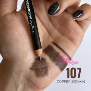 مداد چشم ضد آب Waterproof فلورمار Flormar رنگ 107 Copper Brown