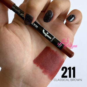 مداد لب ضد آب Waterproof فلورمار Flormar رنگ 211 Classical Brown