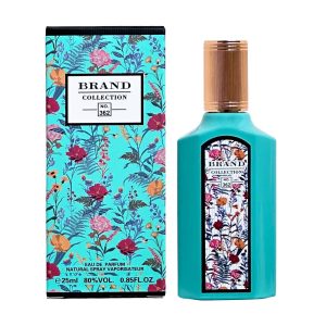 ادکلن برند کالکشن Brand Collection کد 362 رایحه گوچی فلورا گورجس جاسمین Gucci Flora Gorgeous Jasmine حجم 25ml