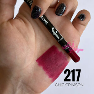 مداد لب ضد آب Waterproof فلورمار Flormar رنگ 217 Chic Crimson