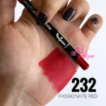 مداد لب ضد آب Waterproof فلورمار Flormar رنگ 232 Passionate Red