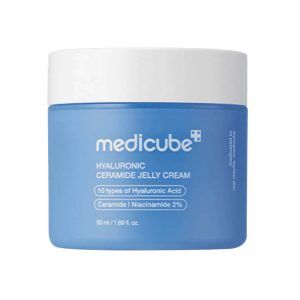 ژل کرم هیالورونیک اسید و سراماید مدی کیوب Medicube Hyaluronic Ceramide Jelly Cream
