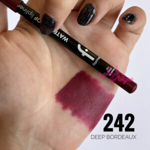 مداد لب ضد آب Waterproof فلورمار Flormar رنگ 242 Deep Bordeaux