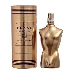ادکلن برند کالکشن Brand Collection کد 323 رایحه ژان پل گوتیه له میل الکسیر Jean Paul Gaultier Le Male Elixir حجم 25ml