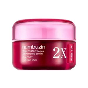 سرم PDRN رز کلاژن 2x شماره 2 نامبوزین حجم دهنده و جوانساز پوست NUMBUZIN No. 2 Rose PDRN Collagen 2X Plumping Serum