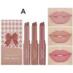 ست رژلب مات 3 عددی دراگون رانی مدل پاپیون