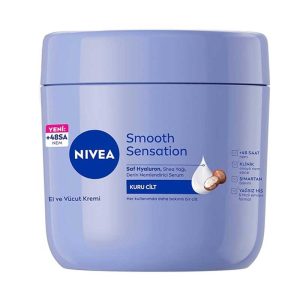 کرم دست و بدن آبرسان قوی عصاره شیباتر نیوآ Nivea مدل Smooth Sensation حجم 400ml