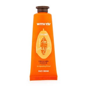 کرم مرطوب کننده و آبرسان حاوی عصاره پاپایا ویت یو With You مدل Creamy Papaya حجم 50ml