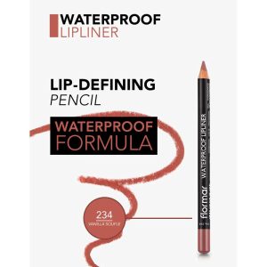 مداد لب ضد آب Waterproof فلورمار Flormar رنگ 234 Vanilla Soufle