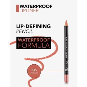 مداد لب ضد آب Waterproof فلورمار Flormar رنگ 235 Undressed