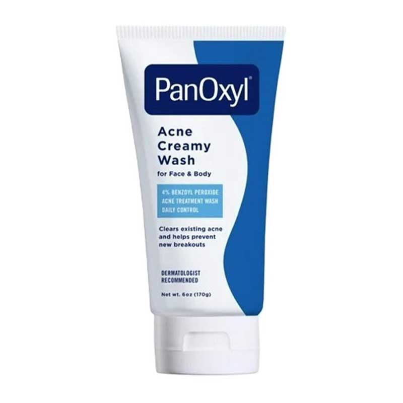 شوینده کرمی ضد جوش پانوکسیل PanOxyl مدل 4% Benzoyl Peroxide حجم 170g