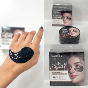 پچ زیر چشم حاوی کلاژن سادور Sadoer مدل Caffeine بسته 60 عددی