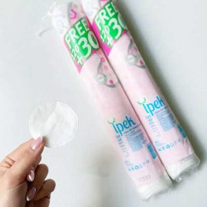 پد آرایش پاک کن دوردوخت ایپک Ipek بسته 150 عددی