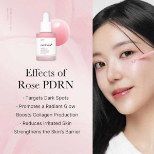 سرم صورتی روشن کننده پپتاید و PDRN مدی کیوب Medicube مدل PDRN Pink Peptide Serum حجم 30ml