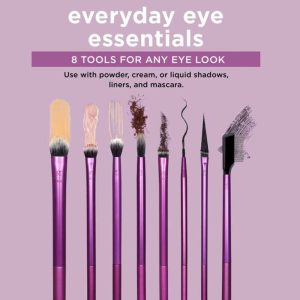 پک 8 عددی براش آرایش چشم ریل تکنیک Real Techniques مدل Everyday Eye Essentials