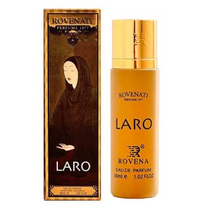 ادکلن روونا Rovena مدل Rovenati Laro رایحه زرجوف کازاموراتی لیرا حجم 30ml