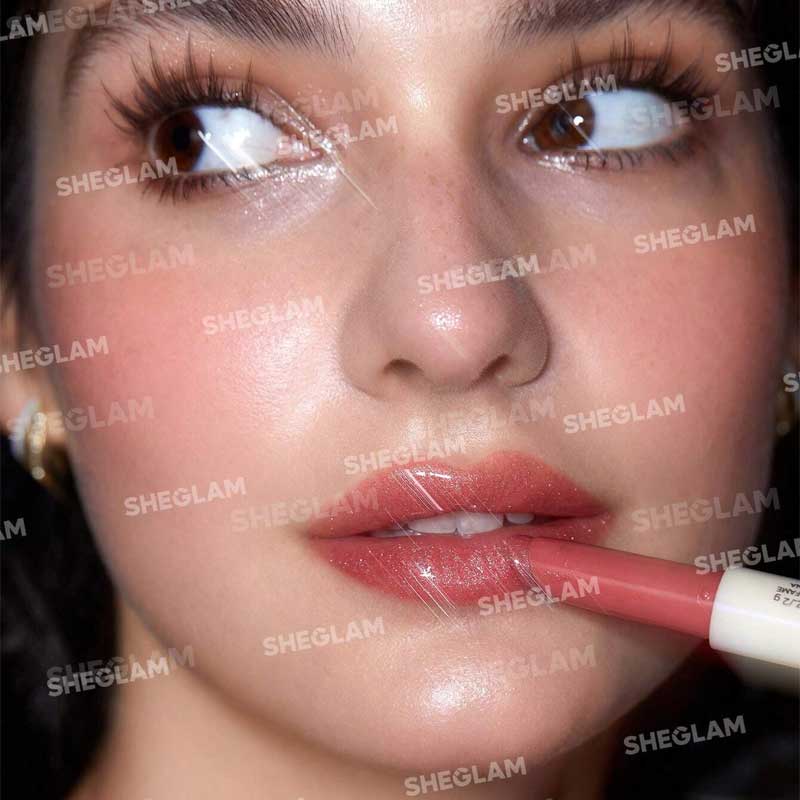 پلامپر لب گلیتری حجم دهنده شیگلم Sheglam مدل Pout Perfect Shimmer