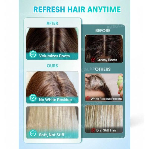 شامپو خشک معطر شیگلم Sheglam مدل Minty Fresh Airy Dry Shampoo