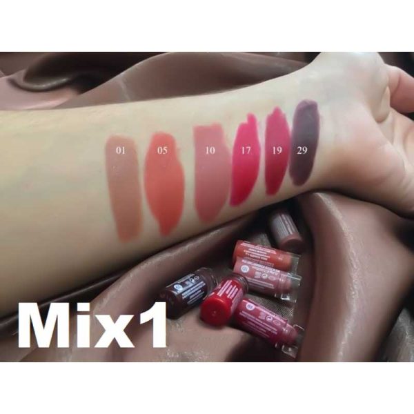 پک 6 عددی رژلب مینی گلدن رز Golden Rose مدل Velvet Matte Lipstick