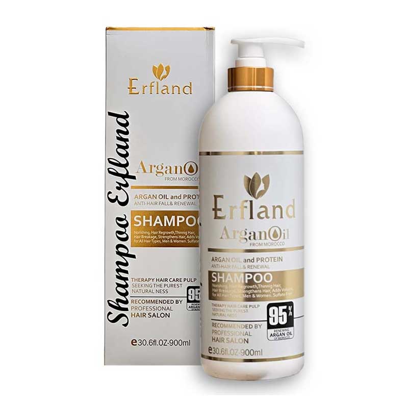 شامپو مو حاوی روغن آرگان ارف لند Erflanf حجم 900ml