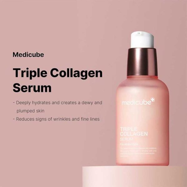 سرم جوانساز کمپلکس کلاژن مدی کیوب Medicube مدل Triple Collagen Serum حجم 55ml