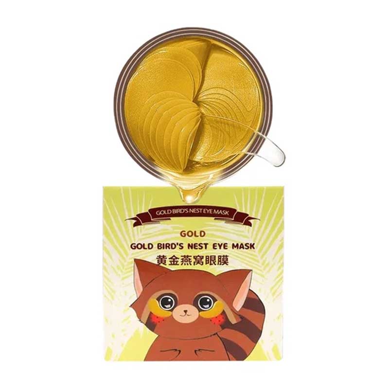 ماسک دور چشم لانه پرنده طلایی سرسان لاو Sersanlove مدل Gold Birds Nest بسته 60 عددی