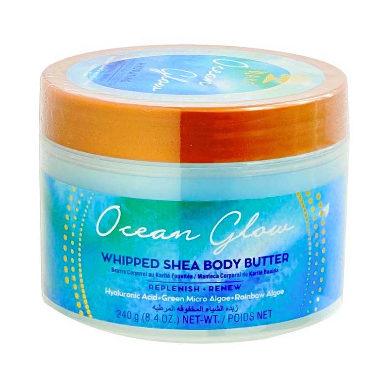 کرم مرطوب کننده دست و بدن حاوی هیارولونیک اسید راکو Rako مدل Ocean Clow حجم 240g