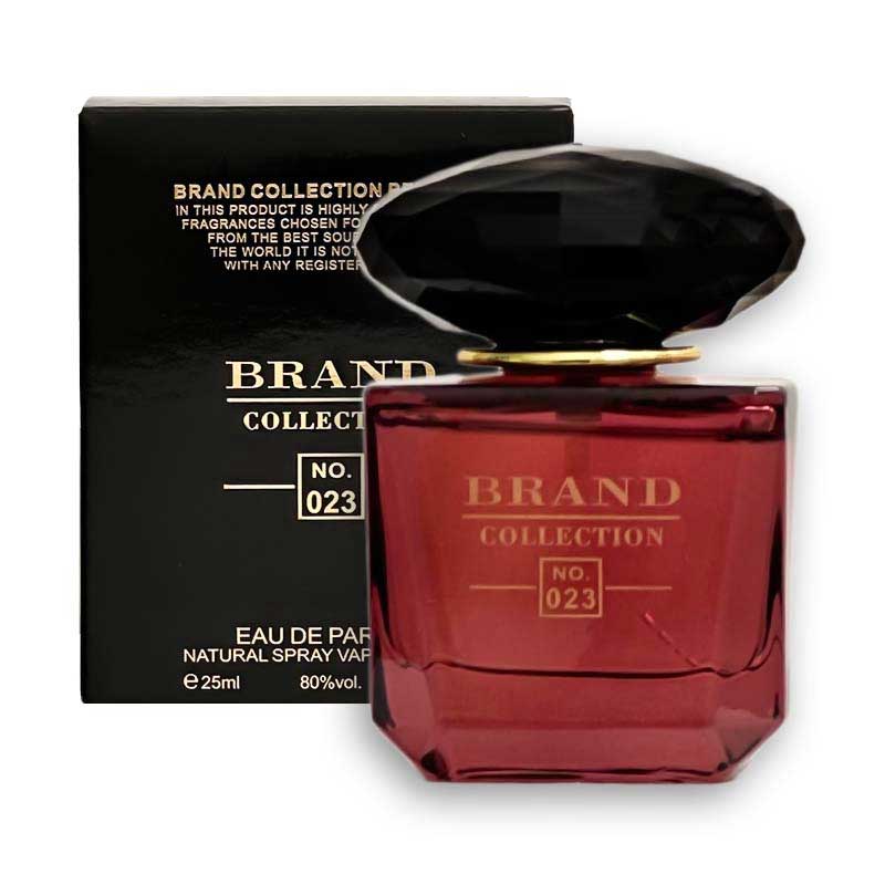 ادکلن برند کالکشن Brand Collection کد 023 رایحه Versace Crystal Noir حجم 25ml