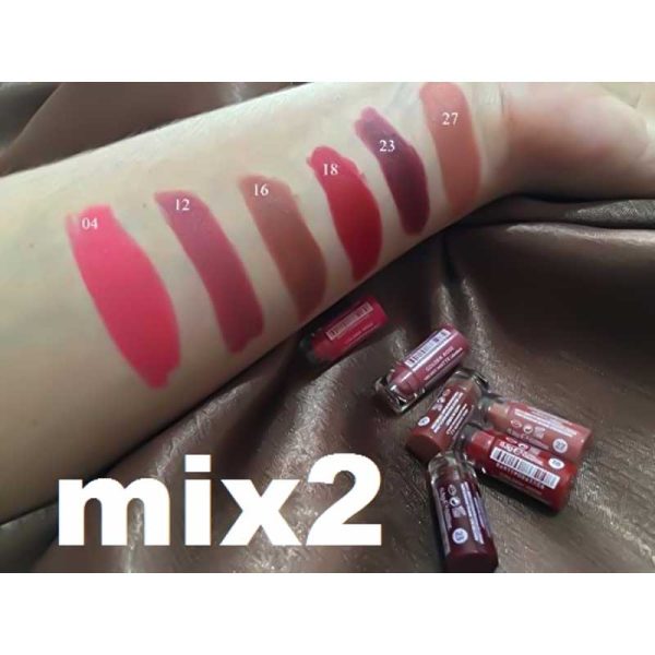 پک 6 عددی رژلب مینی گلدن رز Golden Rose مدل Velvet Matte Lipstick