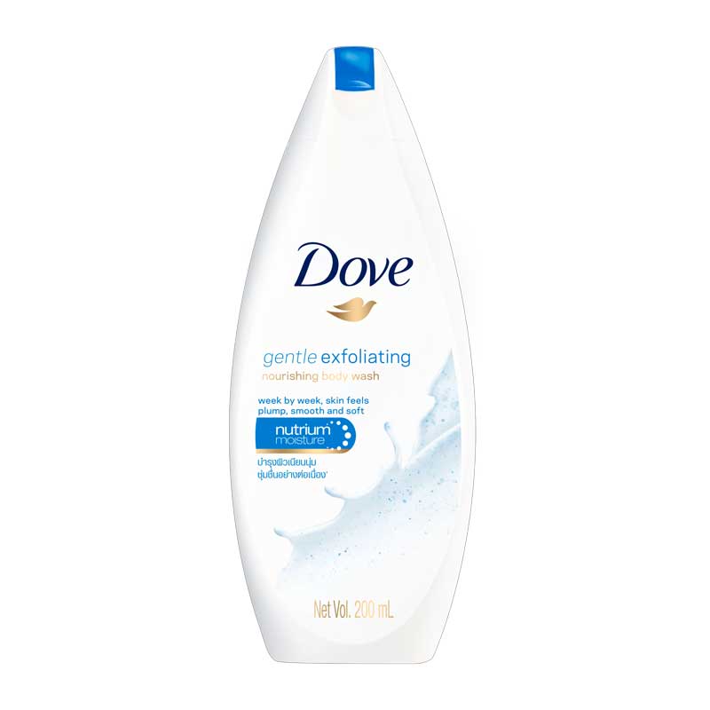 شامپو بدن کرمی لایه بردار داو Dove مدل Gentle Exfoliating حجم 200ml